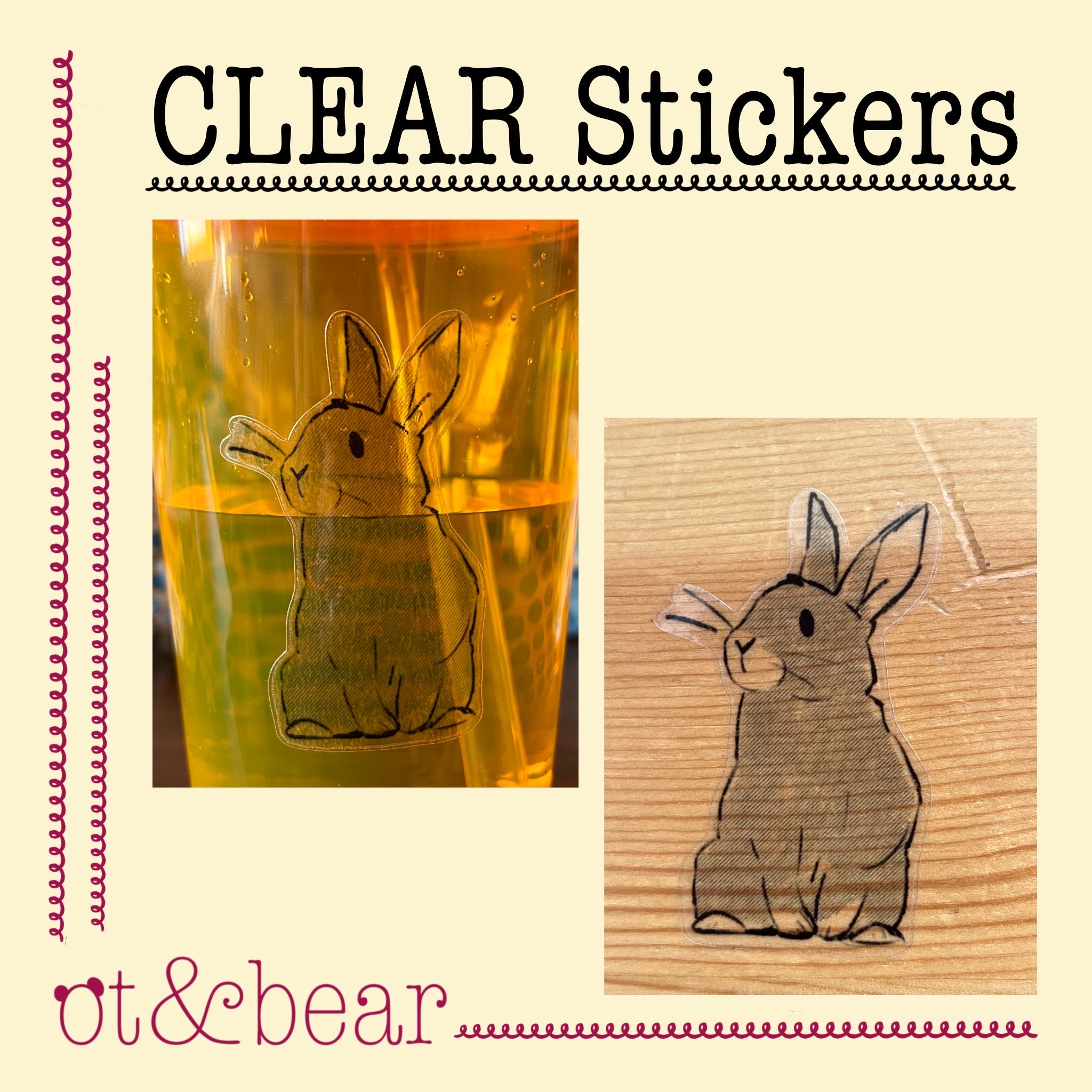 Bumble Boogie Sticker | Waterproof, clear, handmade