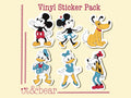 Mouse Party Sticker Pack | Waterproof, vinyl, 6 pack, Disney