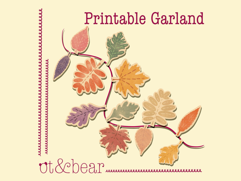 Crunchy Colors Whisper Printable Garland