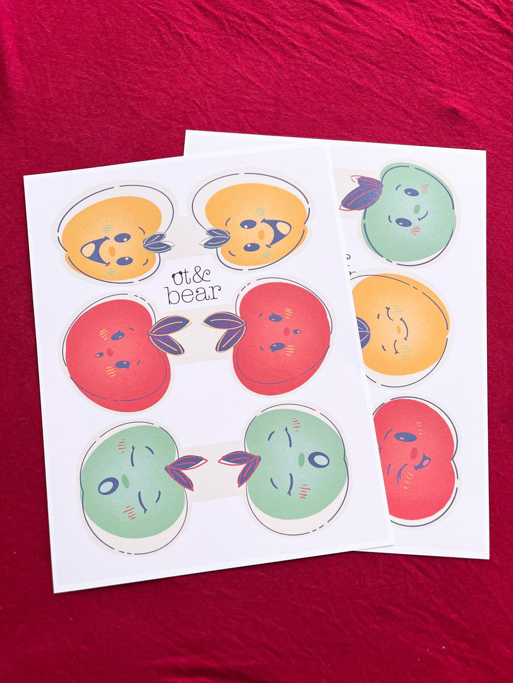 Apple Barrel Printable Garland