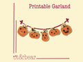 Five Little Punkins Printable Garland