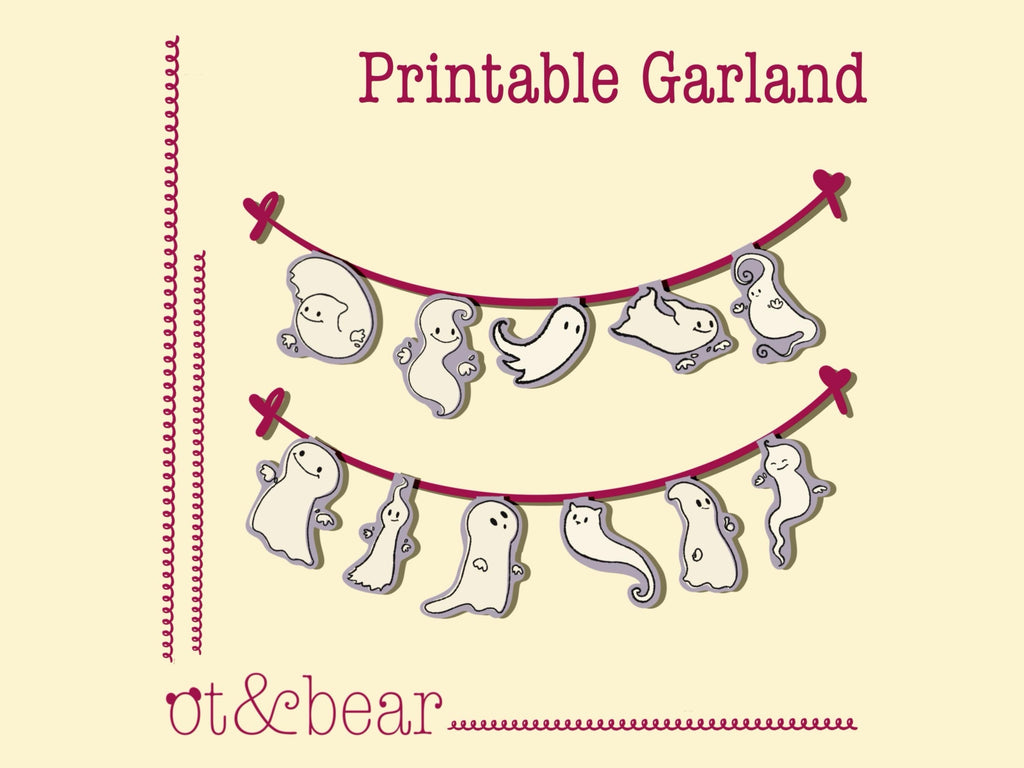 Spookmallows Printable Garland