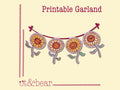 Sunflower Serenade Printable Garland