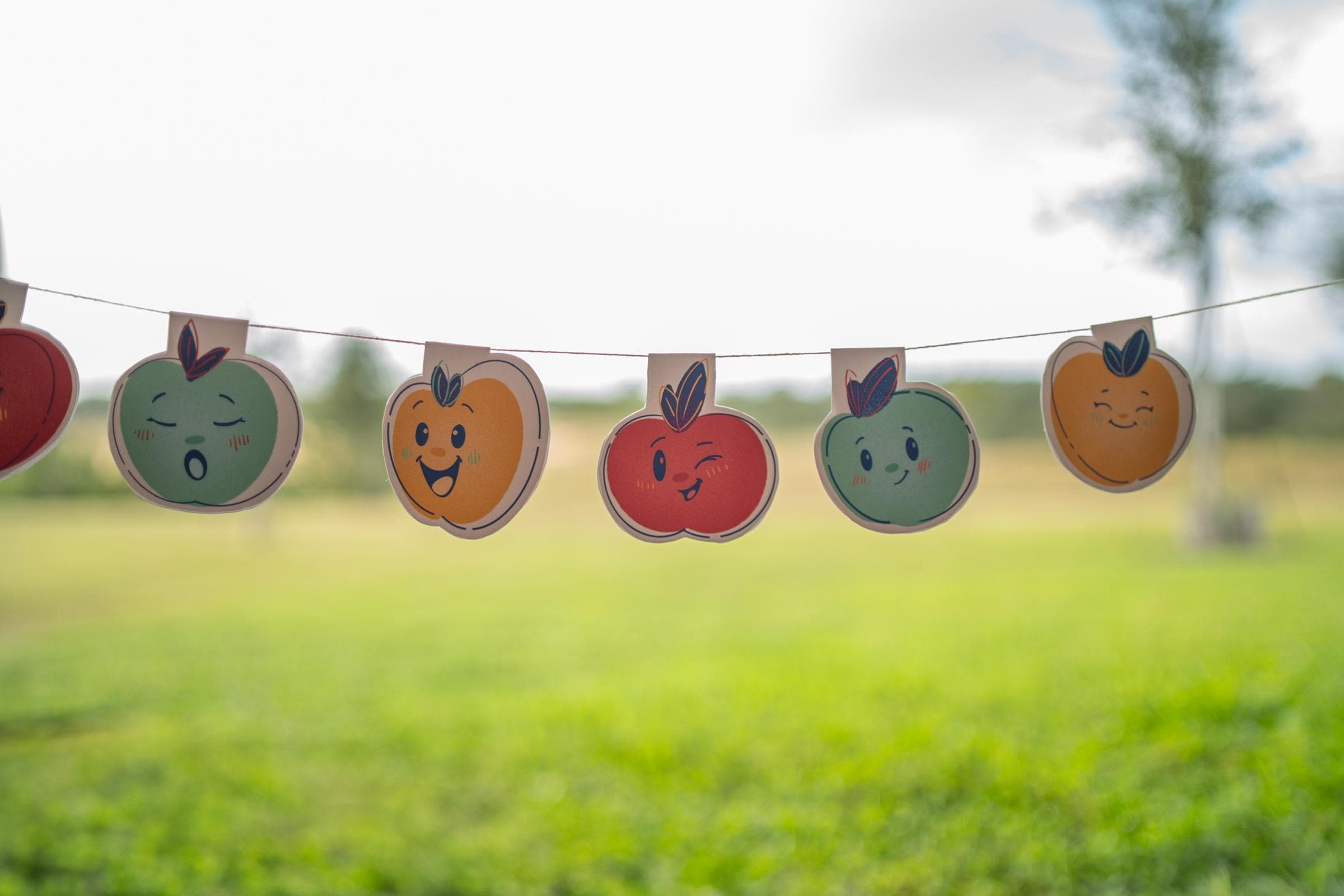 Apple Barrel Printable Garland