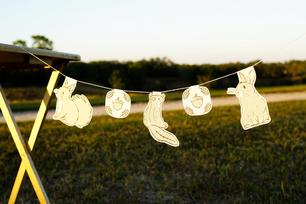Friendly Critters Printable Garland