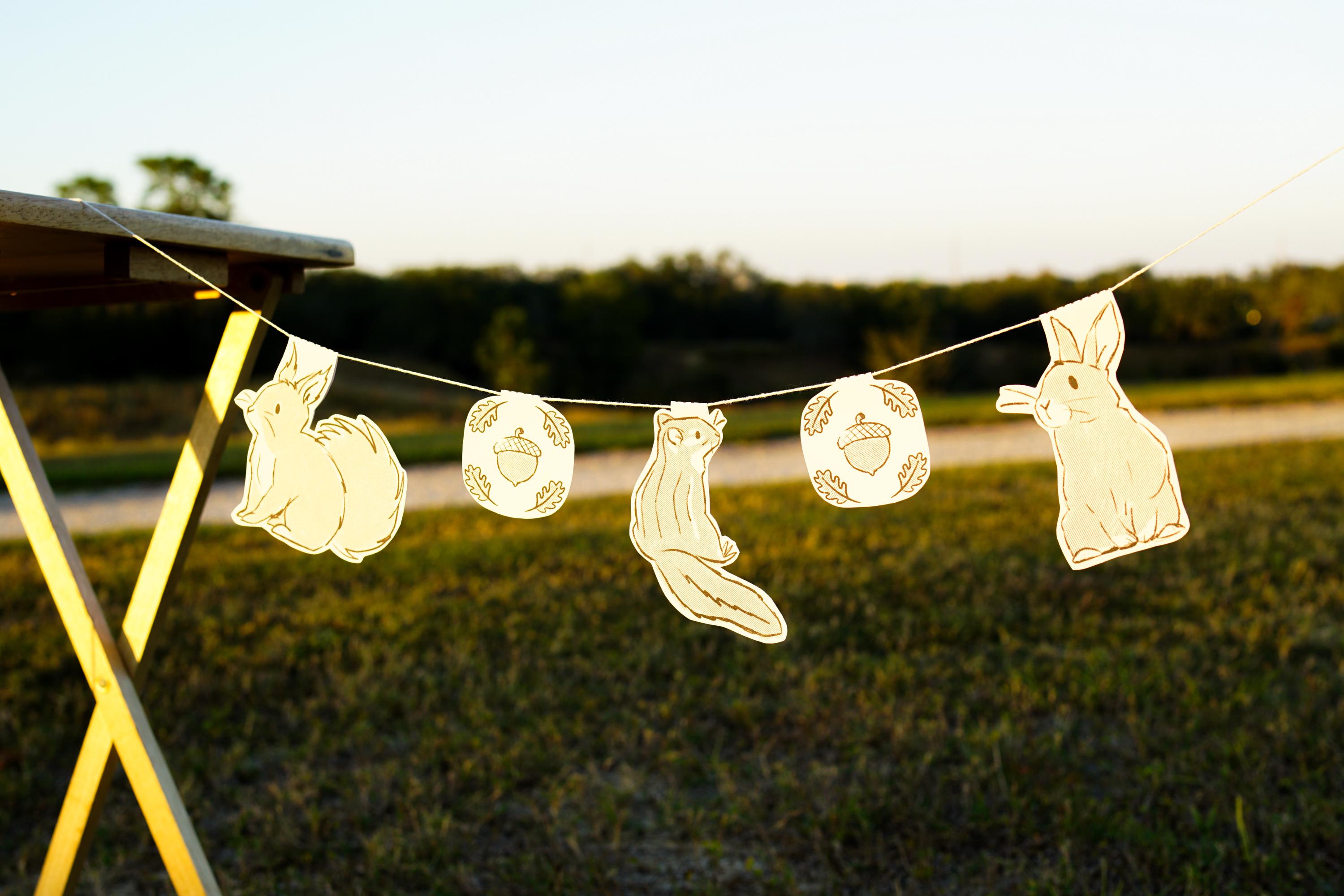 Friendly Critters Printable Garland