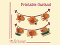 Turkey Parade Printable Garland