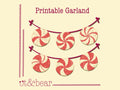 Minty Wonderland Printable Garland