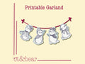 Snowies Printable Garland