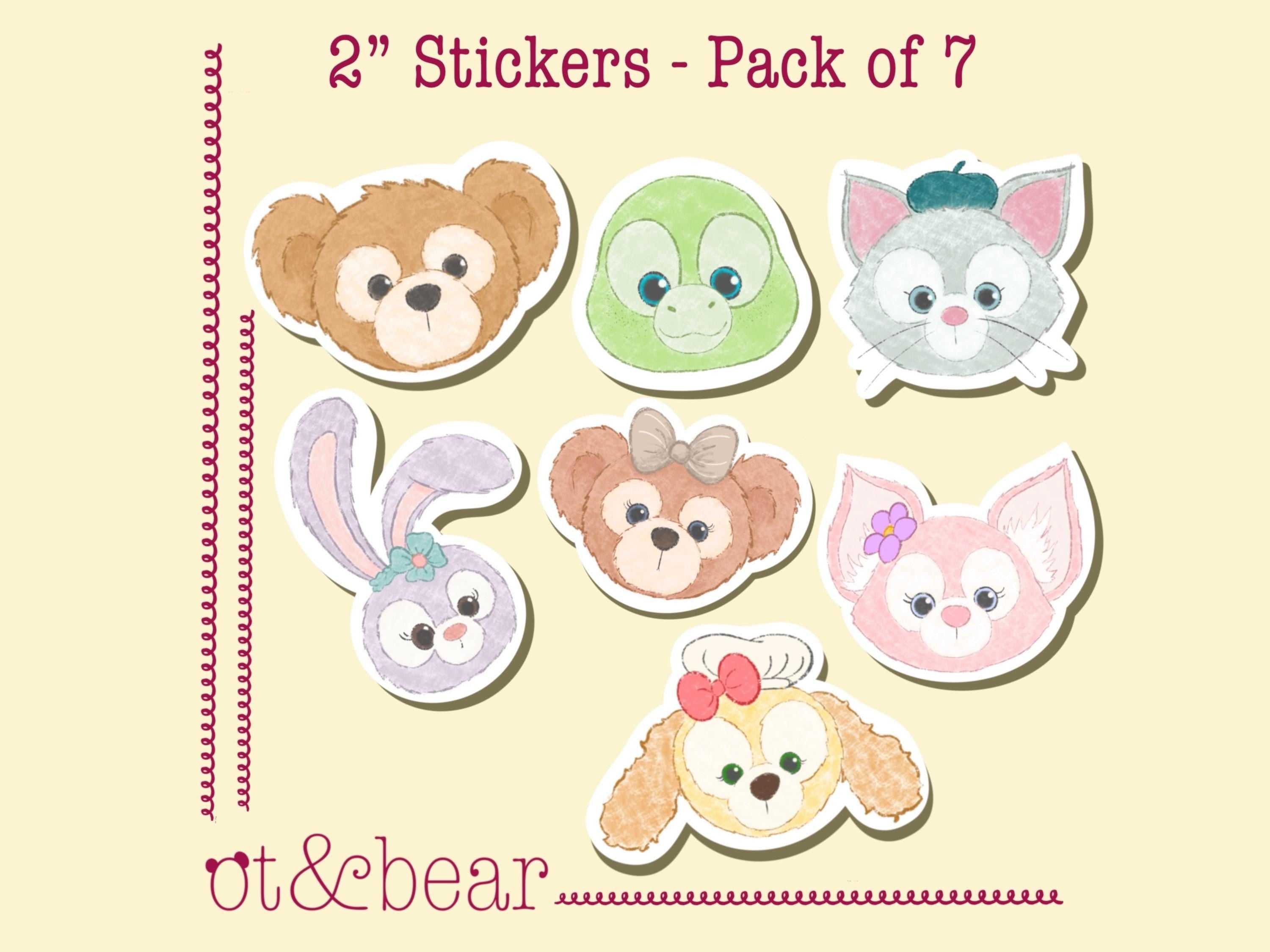 Duffy n’ Friends Sticker Pack | Waterproof, vinyl, pack of 7