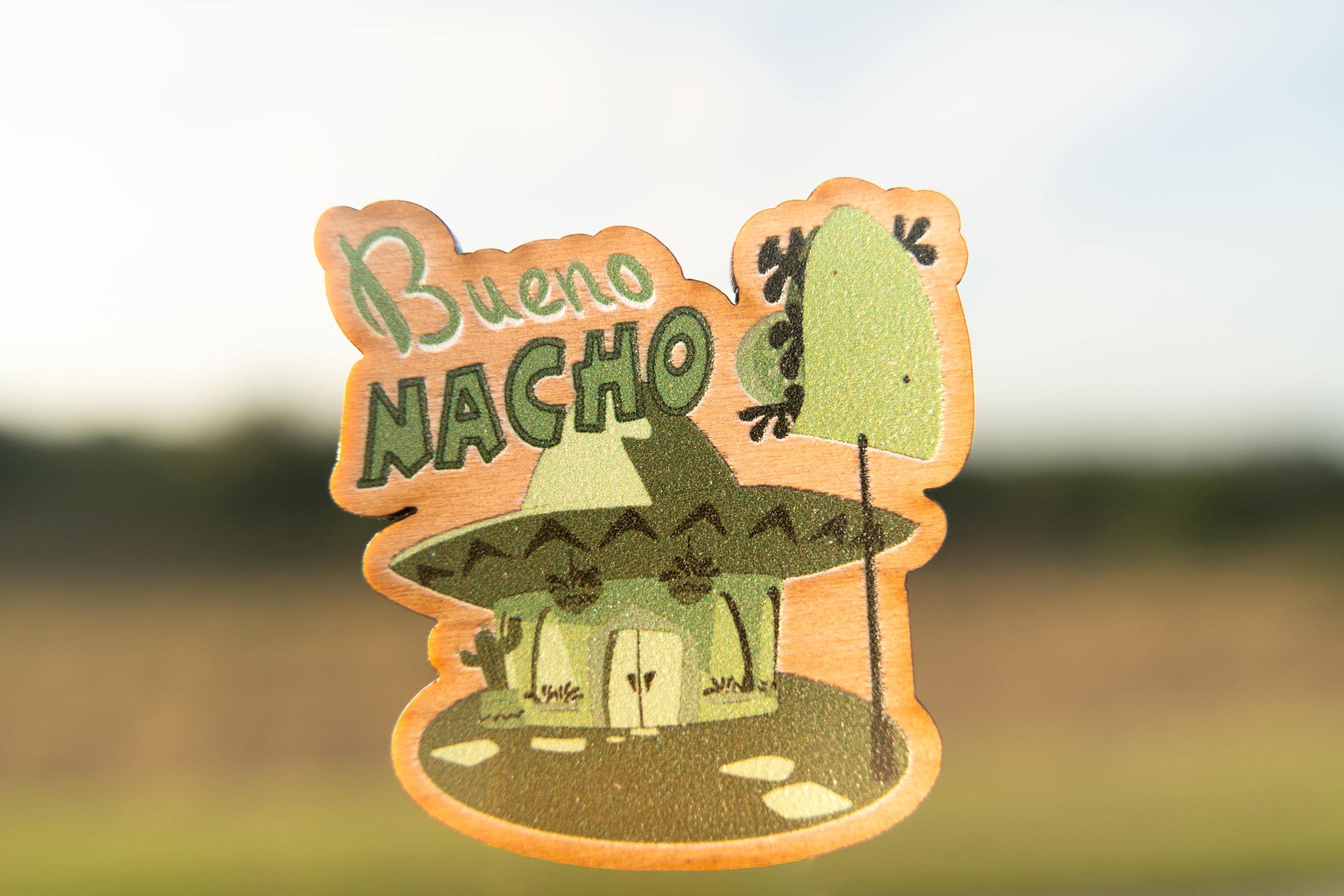 1.5” Printed Wooden Pins | The DCOM Collection